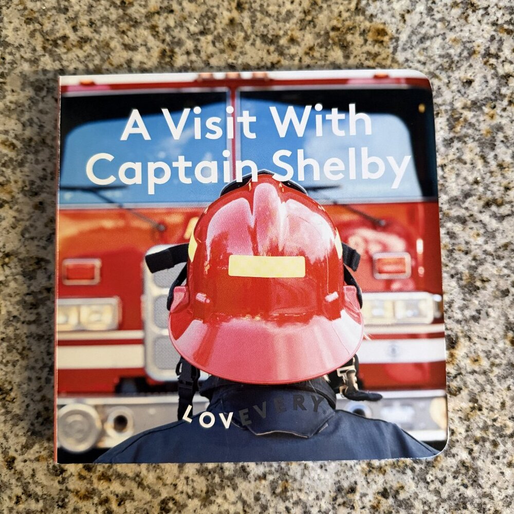 Lovevery book - A Visit with Captain Shelby - Board Book